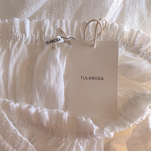 REVOLVE TULAROSA Cotton Off White Fia Maxi Dress - Picture 4 of 4